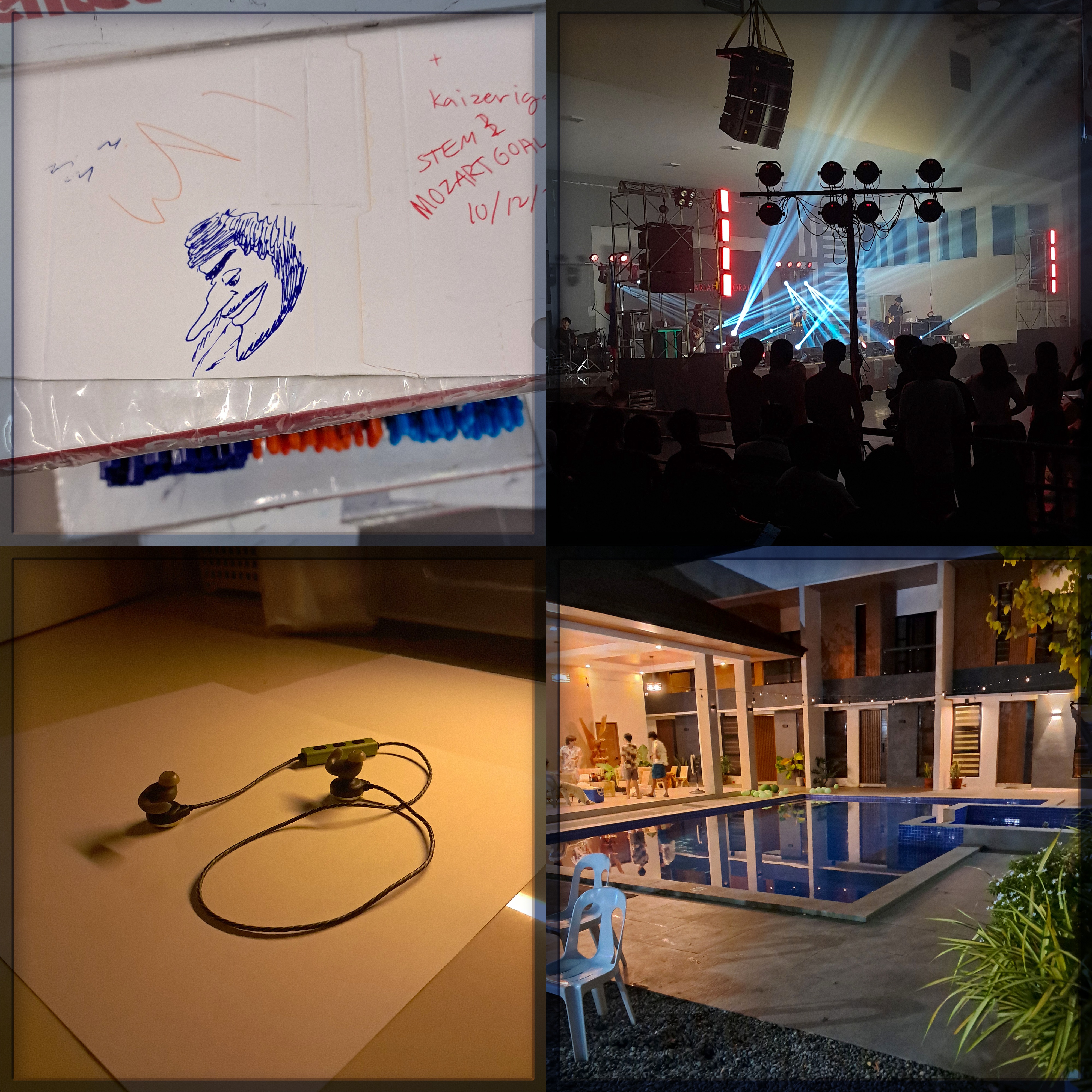 Indoor lighting collage