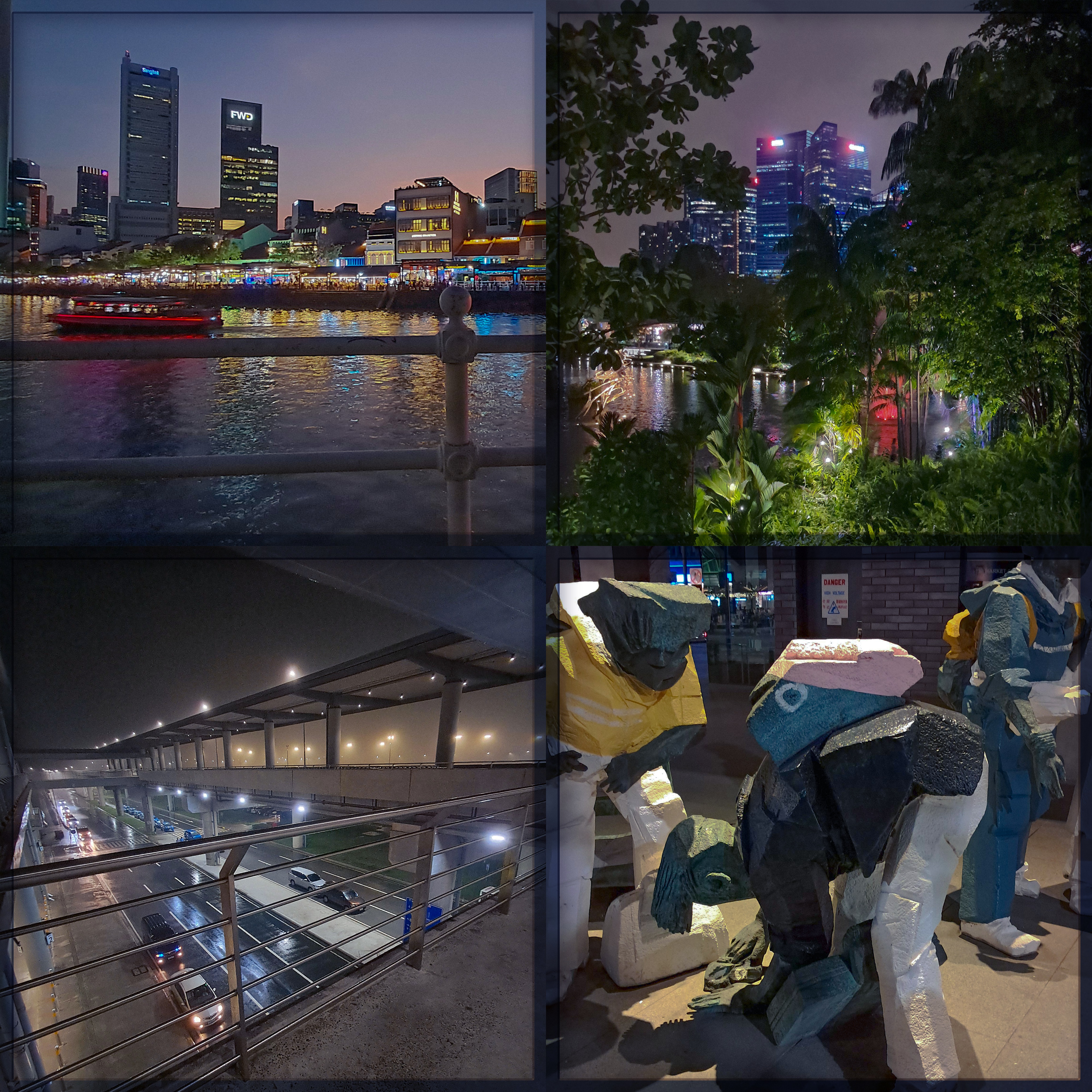 Street light collage